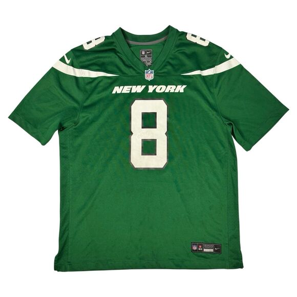Aaron‎ Rodgers Nike NFL New York Jets Jersey Mens XL #8 On Field Green - Picture 1 of 11